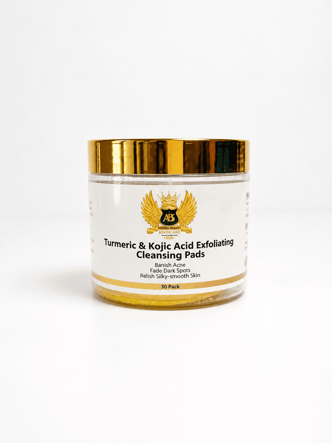 Tumeric and kojic Acid Exfoliating Cleansing Pads