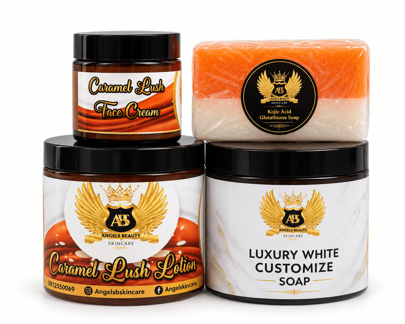 Caramel Lush Mini Set with Molato Soap